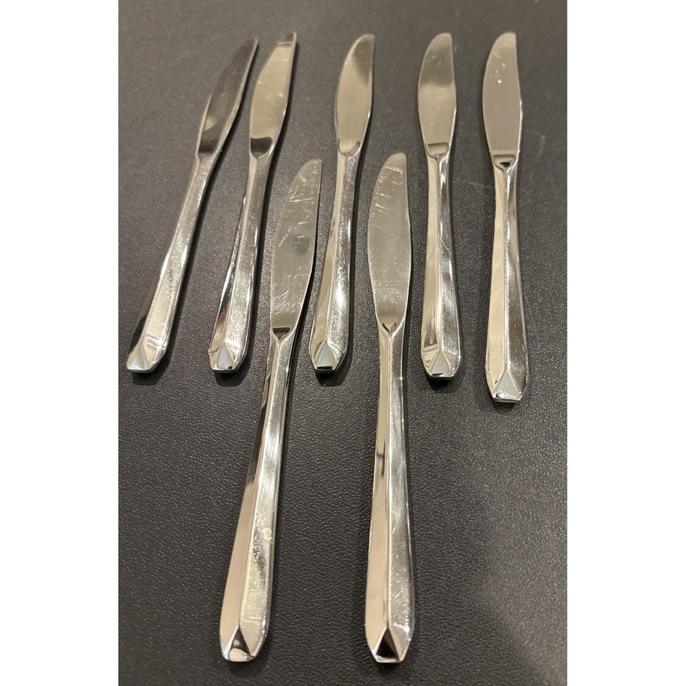 Imperial International Status Korea Dinner Knife Knives Stainless Steel Set Of 7